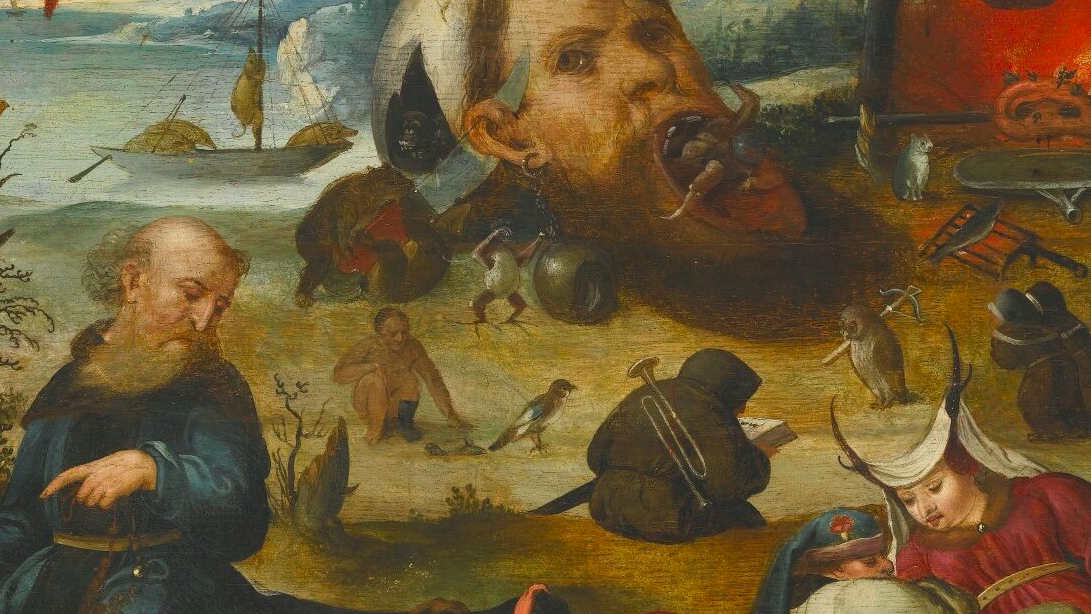 A Bosch painting section